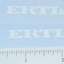 Pair Ertl Fleetstar Door White Text Logo Stickers ET-018W Main Image