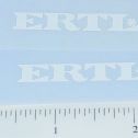 Pair Ertl Fleetstar Door White Text Logo Stickers ET-018W Main Image