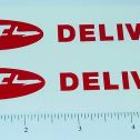 Pair Tonka Jet Delivery Truck Sticker Set Main Image