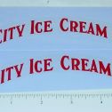 Pair Steelcraft City Ice Cream Co. Sticker Set Main Image