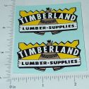 Pair Wyandotte Timberland Lumber Truck Stickers Main Image