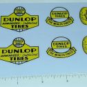 Pair Lincoln Dunlop Tires Wrecker Truck Sticker Set Main Image