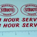 Structo Wrecker w/24 Hour Towing Sticker Set Main Image