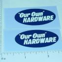 Pair Tonka Our Own Hardware Utility Truck Stickers Main Image