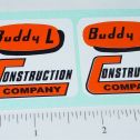 Pair Buddy L Construction Company Stickers Main Image