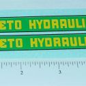 Pair Structo 1950's Hydraulic Dump Truck Stickers Main Image