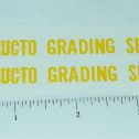 Pair Structo Grading Service Dump Truck Stickers Main Image