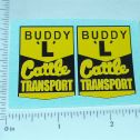 Pair Buddy L Cattle Transport Truck Stickers Main Image