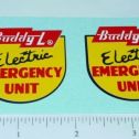 Pair Buddy L Electric Emergency Truck Stickers Main Image