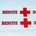 Pair Tonka Rescue Squad Box Van Stickers Main Image
