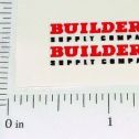 Pair Matchbox Morris Builder Supply Truck Stickers Main Image