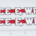 Pair Wyandotte Service & Wrecker Truck Sticker Set Main Image