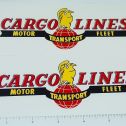Pair Wyandotte Cargo Lines Semi Trailer Stickers Main Image