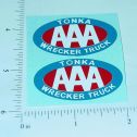 Pair Tonka AAA Wrecker Oval Stickers Main Image