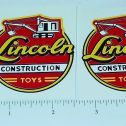 Pair Lincoln Toys Construction Company Stickers Main Image