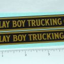 Pair Steelcraft Playboy Trucking Co. Stickers Main Image