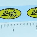 Lincoln Toys Oval Logo Sticker Pair Main Image