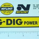 Nylint Big Dig Power Digger Sticker Set Main Image