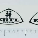 Pair Ertl IHC Fleetstar Black Logo Stickers ET-006B Main Image