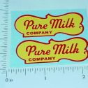 Pair Kingsbury Pure Milk Divco Van Stickers Main Image