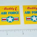 Pair Buddy L US Air Force Troop Truck Stickers Main Image