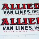 Pair Wyandotte Allied Van Lines Truck Sticker Set Main Image