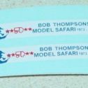 Pair Matchbox #17F Bob Thompson Bus Stickers Main Image