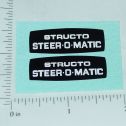 Pair Structo Steer O Matic Trucks Replacement Stickers Main Image