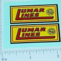 Pair Marx Lumar Lines 2" Logo Stickers Main Image