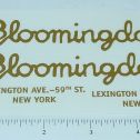 Steelcraft Bloomingdale's Van Sticker Pair Main Image