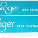 Dunwell/Buckeye Kroger Stores Semi Sticker Set Pair Main Image