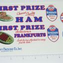 Metalcraft First Prize Meats Truck Sticker Set Main Image