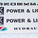 Structo Power & Light Snorkel Truck Sticker Set Main Image