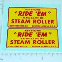 Pair Keystone Ride Em Steam Roller Stickers Main Image