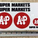 Custom A & P Super Markets Tonka/Smith Miller Semi Truck Sticker Set Main Image