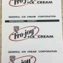 Steelcraft Fro Joy Ice Cream Van Truck Replacement Sticker Set Main Image