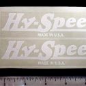 Pair Small Hy-Speed Wagon Pull Toy Replacement Stickers Main Image