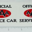 Pair Wyandotte AAA Service Car Towing Truck Stickers Main Image