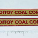 Pair Sturditoys Coal Company Truck Stickers Main Image
