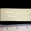 Structo Livestock Truck Sticker Pair Alternate View 1