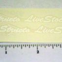 Structo Livestock Truck Sticker Pair Main Image