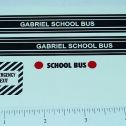 Hubley Gabriel School Bus Replacement Sticker Set Main Image