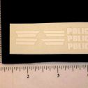 Corgi #406 Buick Police Car Sticker Set Main Image