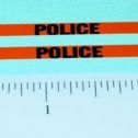 Pair Superfast Matchbox #20 Police Patrol Sticker Main Image
