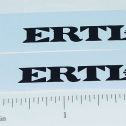 Pair Ertl Fleetstar Door Black Text Logo Stickers ET-018B Main Image