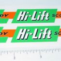 Pair Buddy L Hi Lift Scoop N Dump Truck Stickers Main Image