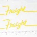 Pair of Wyandotte Motor Freight Lines Semi Sticker Set Main Image