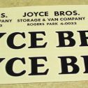 Tonka Joyce Brothers Allied Van Lines Sticker Set Main Image