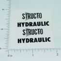 Pair Structo Hydraulic Dump Truck Stickers Main Image