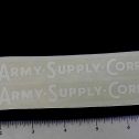 Pair Wyandotte Army Supply Corps Truck Sticker Set Main Image